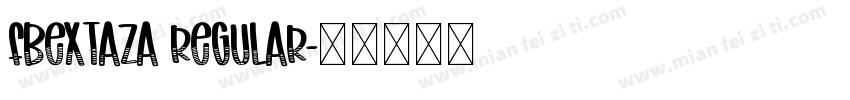 FbExtaza Regular字体转换